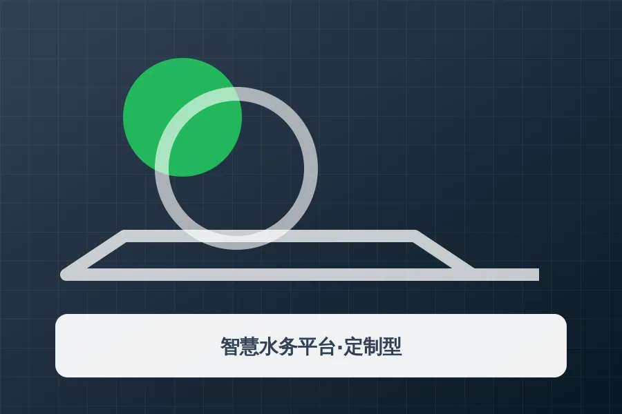 智慧水务平台·定制型应用示意图