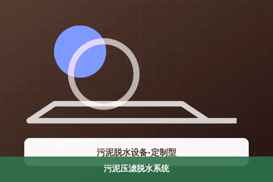 污泥压滤脱水系统产品示意图