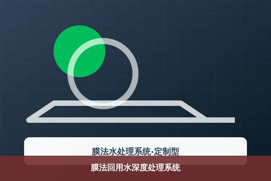 膜法回用水深度处理系统产品示意图